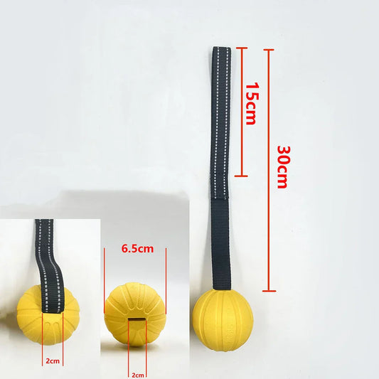Dog Rope Ball Toy – Durable EVA Floating Ball for Training & Play
