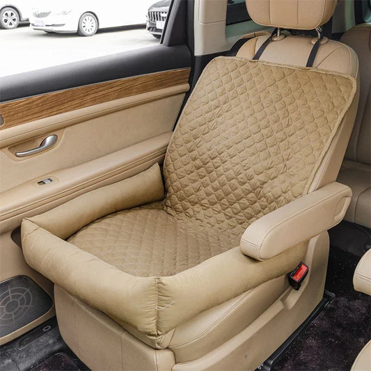 Waterproof Dog Car Seat Nest – Travel Bed for Small & Medium Pets