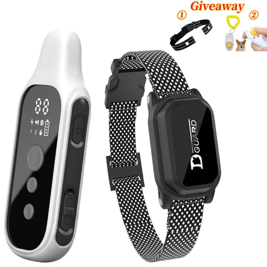 800m Digital Dog Training Collar – Waterproof Rechargeable with LCD Remote