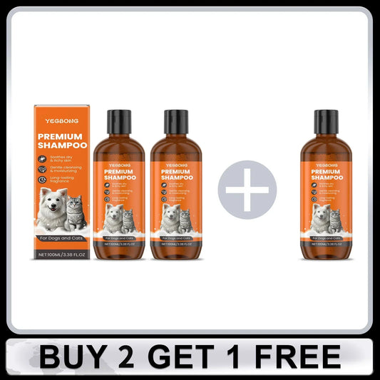 Deep Cleansing Pet Shampoo – Odor Control & Itch Relief for Dogs and Cats