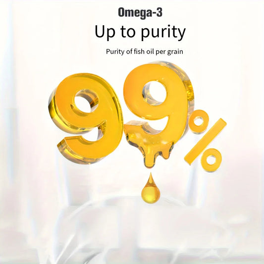 Amazing Omega 3 Fish Oil Capsules – 60 Count for Dogs and Cats