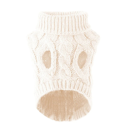 Small Pet Dog Sweater – Knitted Autumn Winter Comfort Wear