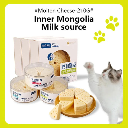 Freeze-Dried Cheese Treats – High-Calcium Snack for Cats and Dogs