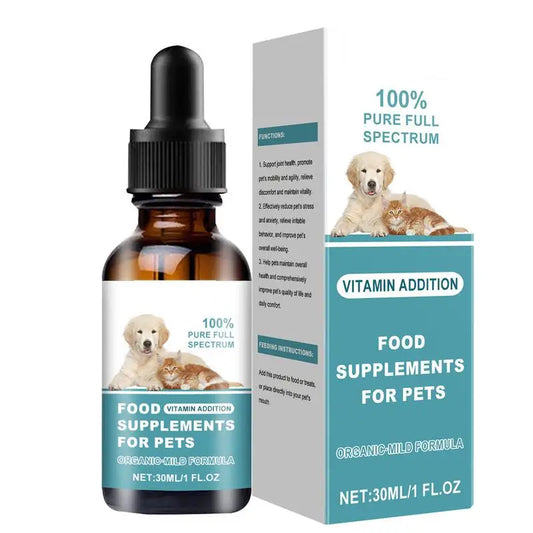 Dog Nutritional Supplement – 30ml Liquid Formula for Daily Health Support