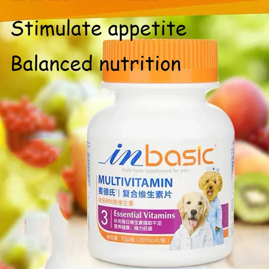 IN-BASIC 11-in-1 Multivitamin – 150 Tablets for Dogs