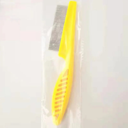 Pet Hair Shedding & Flea Comb – 1/2-Piece Stainless Steel Grooming Tool