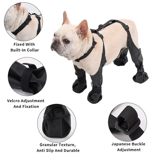 Waterproof Dog Boots – Outdoor Galosh Booties for Corgis & Bulldogs
